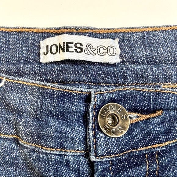 JONES & CO Vintage Bootcut Wide Leg Jeans Medium Wash High Rise Jones New York - Picture 7 of 15
